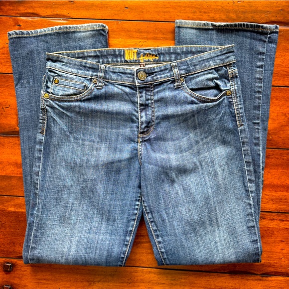 KUT Boot Cut High Rise Jeans Stretchy 12 - Picture 1 of 11